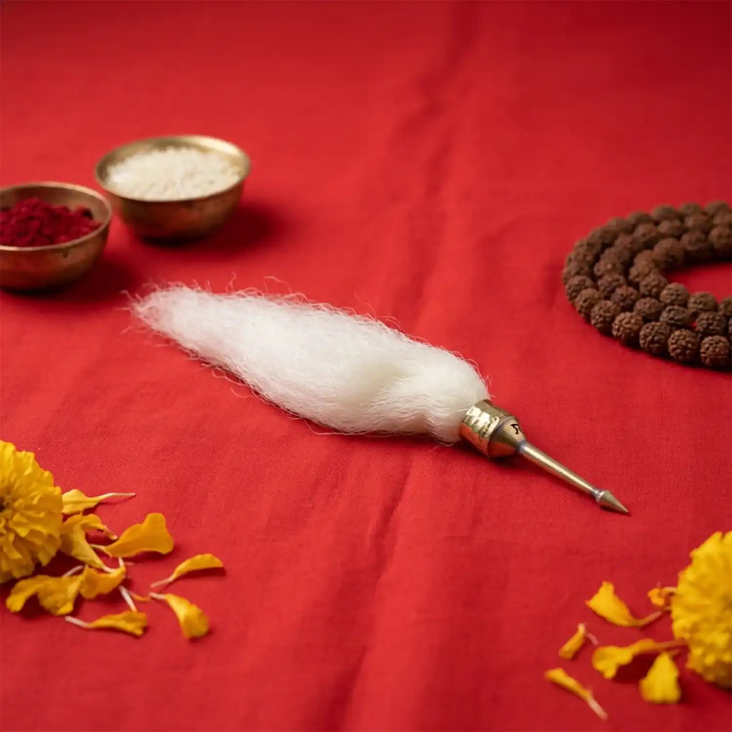Metal Handle Chawar for Aarti | Puja Chamor | Chavar